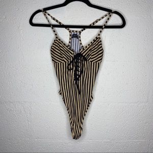 Out From Under Lorena Lace-Up Bodysuit